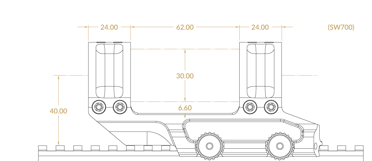 Scalarworks Leap scope mount diagram